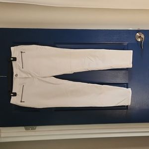 Womens‎ white tapered leg denim pants